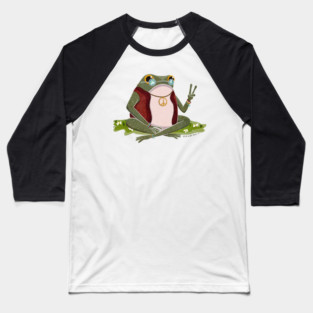 Hippie Frogson the Frog Baseball T-Shirt