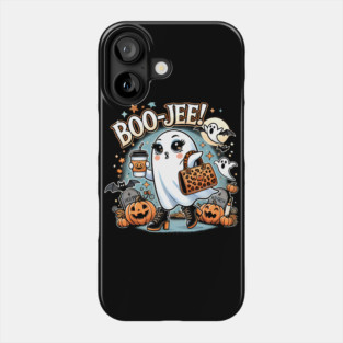 Funny Halloween Ghost Boo jee, Pumpkin Phone Case