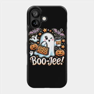 Funny Halloween Ghost Boo jee, Pumpkin Phone Case