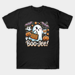 Funny Halloween Ghost Boo jee, Pumpkin T-Shirt