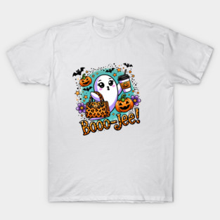 Funny Halloween Ghost Boo jee, Pumpkin T-Shirt