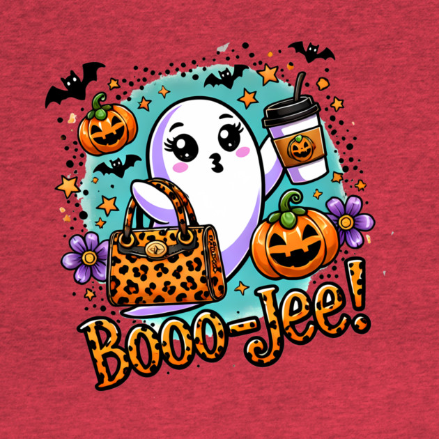 Funny Halloween Ghost Boo jee, Pumpkin by logiamerch