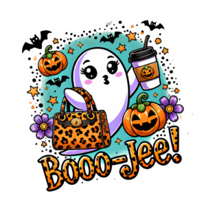 Funny Halloween Ghost Boo jee, Pumpkin T-Shirt