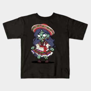 Cute Peruvian Zombie Kids T-Shirt