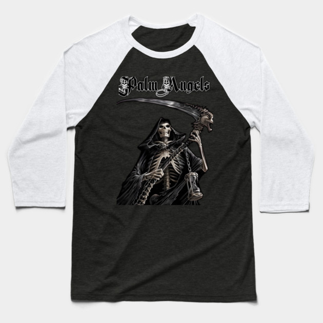 Palm Angels Shinigami Baseball T-Shirt by Nizar clothing store 