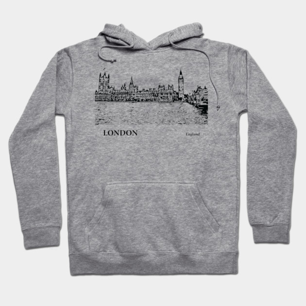 London England Hoodie by Lakeric