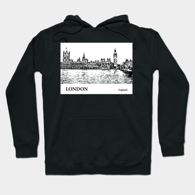 London England Hoodie by Lakeric
