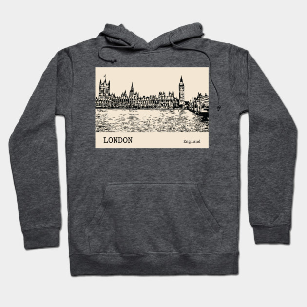 London England Hoodie by Lakeric
