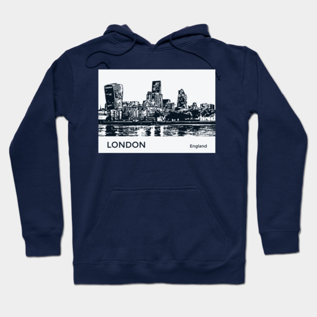 London England Hoodie by Lakeric