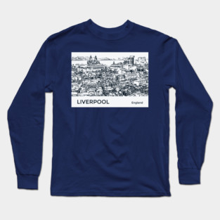Liverpool England Long Sleeve T-Shirt