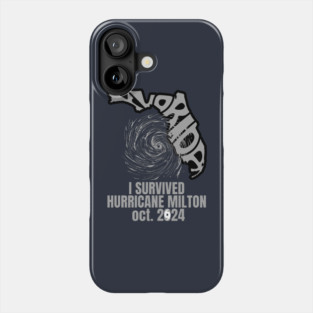 I survived hurricane milton oct 2024 Phone Case