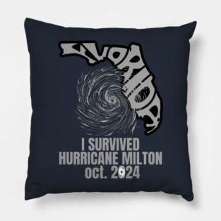 I survived hurricane milton oct 2024 Pillow