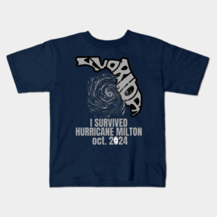 I survived hurricane milton oct 2024 Kids T-Shirt