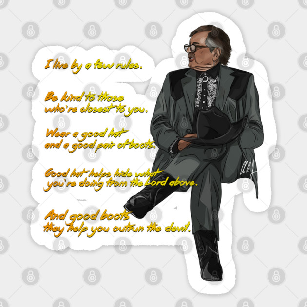 Reservation Dogs: Old Hippie Dude Sticker by 51Deesigns