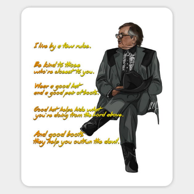 Reservation Dogs: Old Hippie Dude Magnet by 51Deesigns