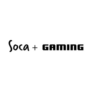 Soca Plus Gaming in Black T-Shirt