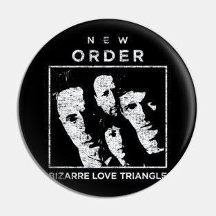 New Order Band Pin