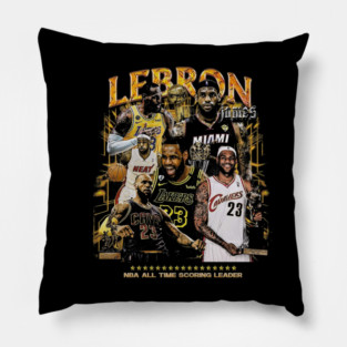 Lebron James Retro Vintage Pillow