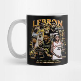 Lebron James Retro Vintage Mug