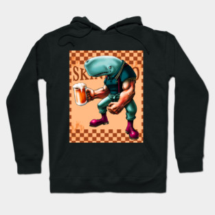 Skinhead Shark Hoodie