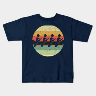 Sunset Rowing Team Kids T-Shirt