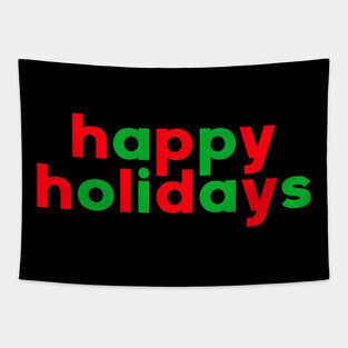 Simply Happy Holidays Tapestry