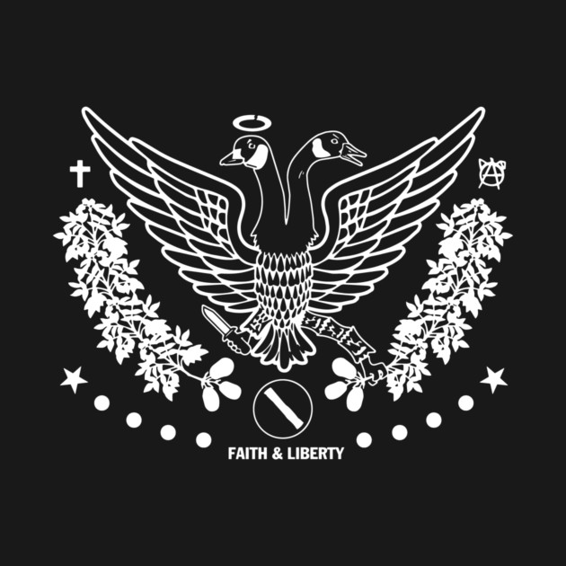 Faith & Liberty White Logo ALT by Faith &amp; Liberty Merch