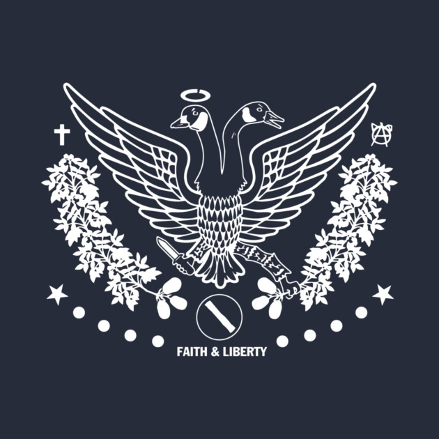 Faith & Liberty White Logo ALT by Faith &amp; Liberty Merch