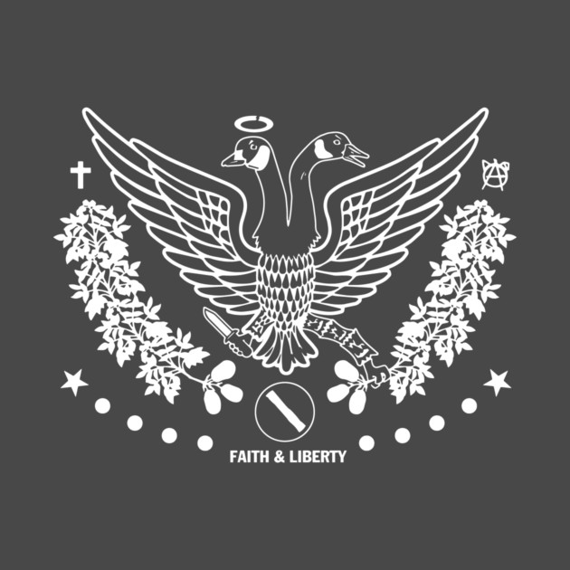 Faith & Liberty White Logo ALT by Faith &amp; Liberty Merch
