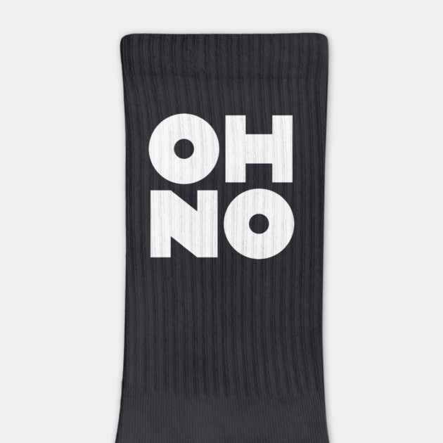 OH NO Geometric White Block by Butter Creative