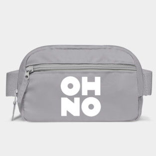 OH NO Geometric White Block Bag