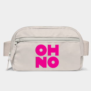 OH NO Geometric Magenta Block Bag