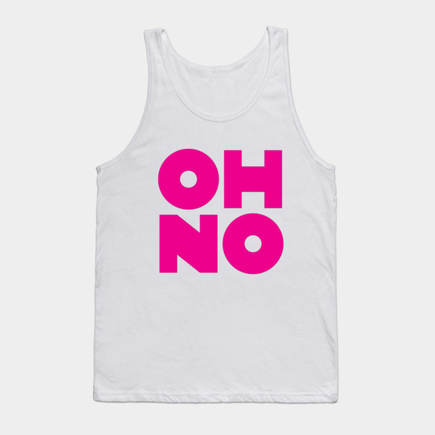 OH NO Geometric Magenta Block Tank Top by Butter Creative