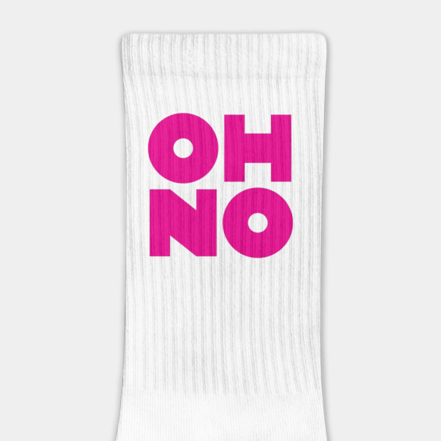 OH NO Geometric Magenta Block by Butter Creative