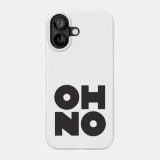 OH NO Geometric Block Phone Case