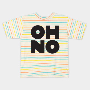 OH NO Geometric Block Kids T-Shirt