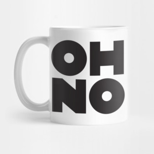 OH NO Geometric Block Mug