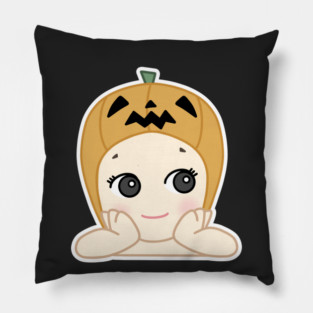 jack o lantern sonny Pillow