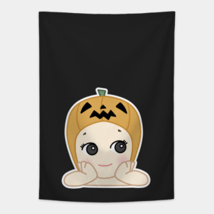 jack o lantern sonny Tapestry