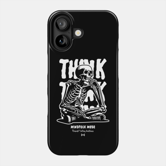 Think Phone Case by artslaves