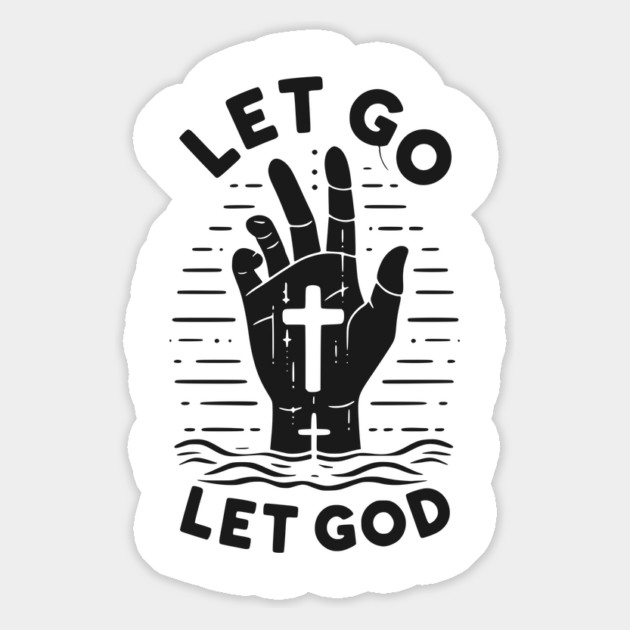 Let Go Let God Magnet by Frank Ring