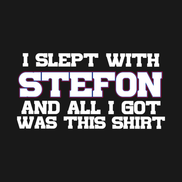 I Slept With Stefon And All I Got Was This Shirt by Table Smashing