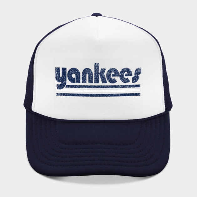 Vintage Yankees Retro Three Stripes Weathered Hat