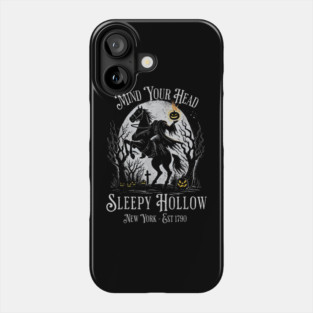 Vintage Mind Your Head Sleepy Hollow Headless Horseman Phone Case