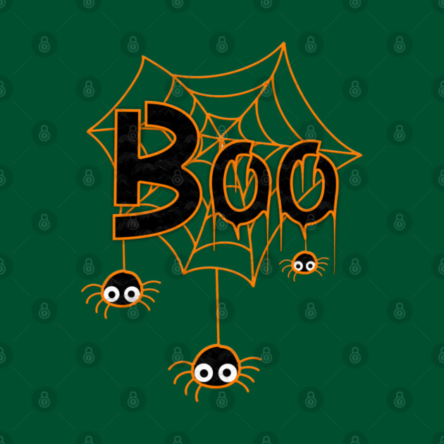 Boo Spider Web by Db Printed