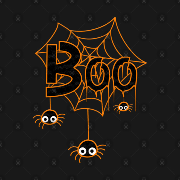 Boo Spider Web by Db Printed