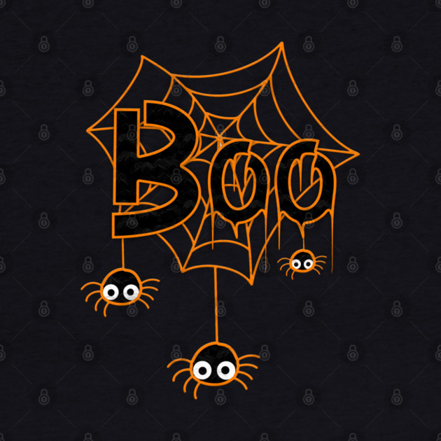 Boo Spider Web by Db Printed