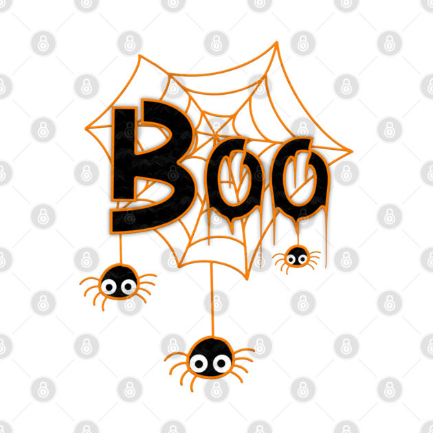 Boo Spider Web by Db Printed