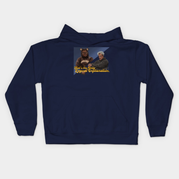They Came Together: Taking A Shower Guy Kids Hoodie by 51Deesigns