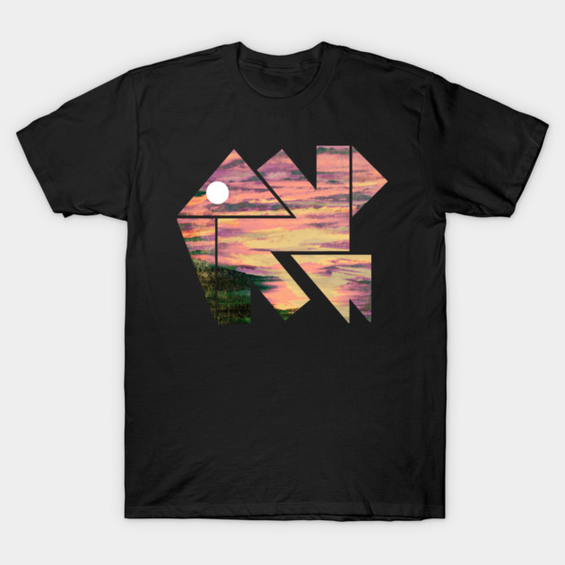 Elephant Geometrica. T-Shirt by casualteesinc